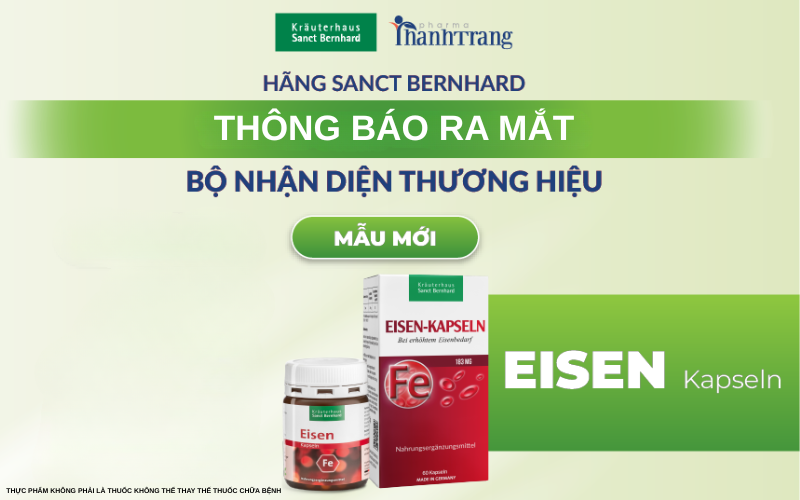 EISEN KAPSELN – SANCT BERNHARD CHÍNH THỨC RA MẮT BỘ NHẬN DIỆN THƯƠNG HIỆU MẪU MỚI